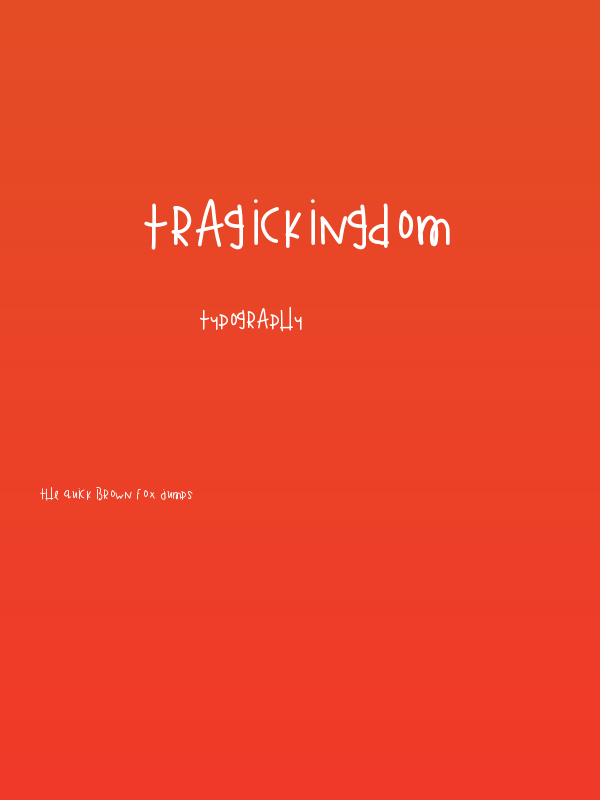 TragicKingdom Poster