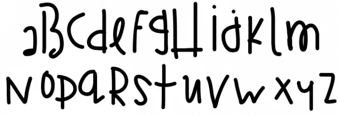 TragicKingdom Schriftart Kleinbuchstaben