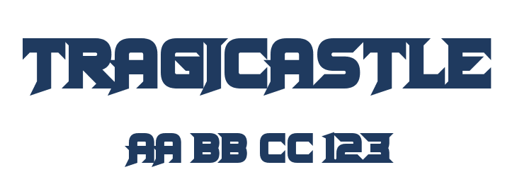 Tragicastle Font Preview