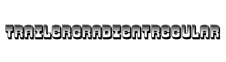 Trailer Gradient Regular  免费字体下载