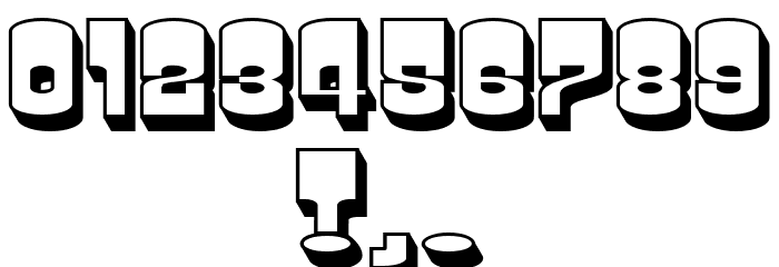 Trailer Hollow Regular Font OTHER CHARS