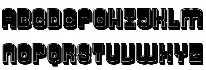 Trailer Regular Schriftart Groß