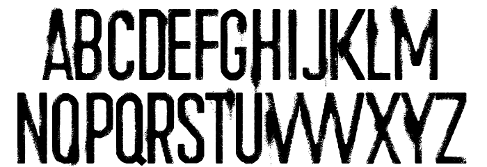 Train to Nevada Font LOWERCASE