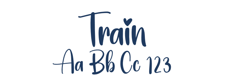 Train Font Preview