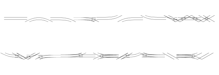 TrainTracks Font LOWERCASE