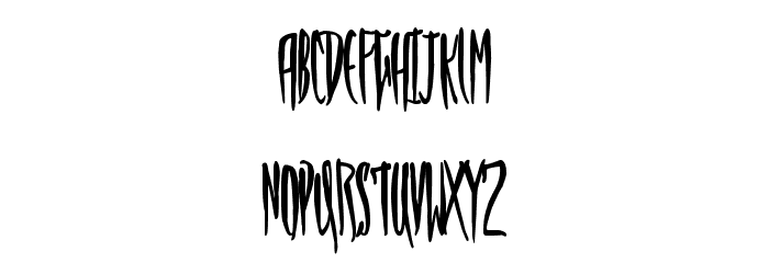 TrainYard Font LOWERCASE