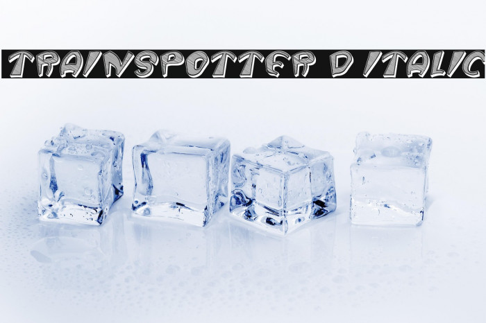 Trainspotter 3D Italic Example 2