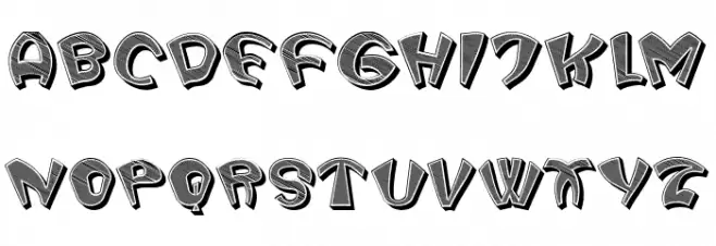 Trainspotter 3D Regular Font OTHER CHARS