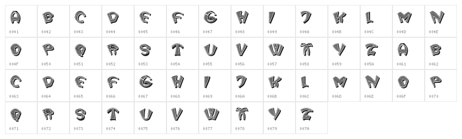 Trainspotter 3D Regular Character Map