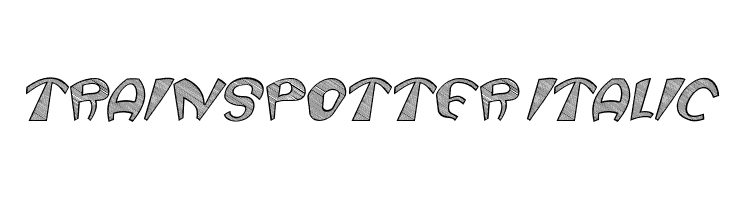 Trainspotter Italic  नि: शुल्क फ़ॉन्ट्स डाउनलोड