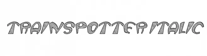 Trainspotter Italic  Fuentes Gratis Descargar