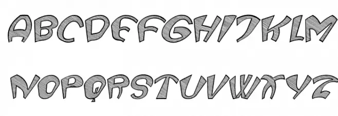 Trainspotter Italic 字体 大写