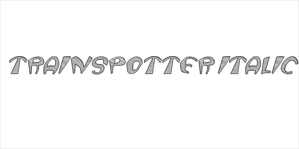 Trainspotter Italic Logo