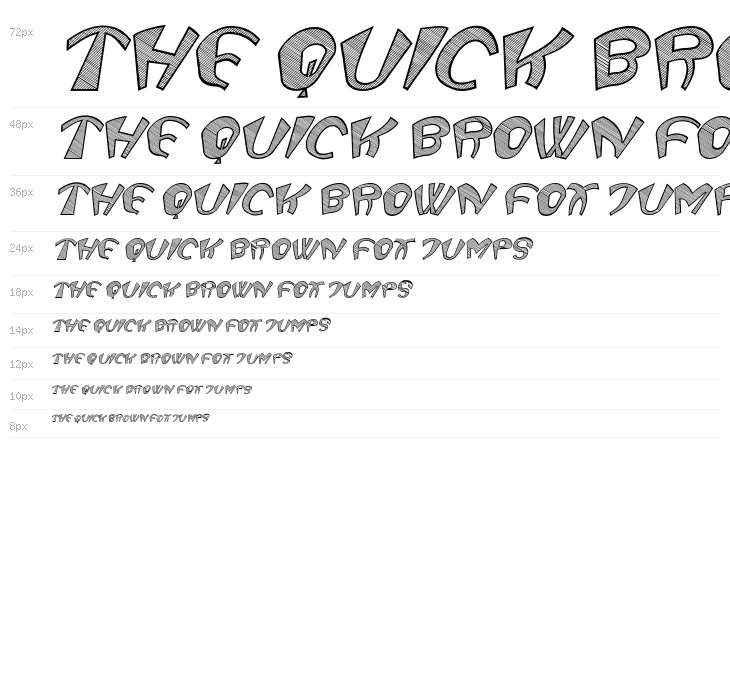 Trainspotter Italic Waterfall