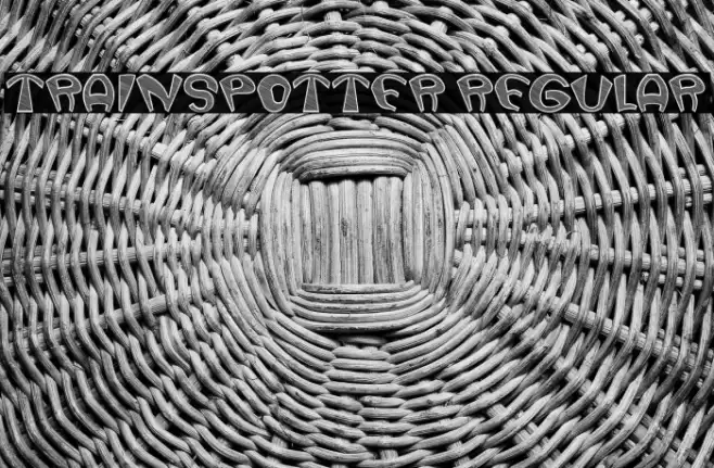 Trainspotter Regular Font examples