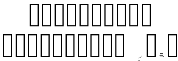Traitlettre Font OTHER CHARS