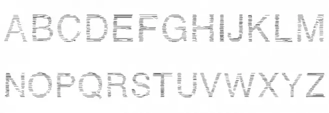 Traitlettre 字体 大写