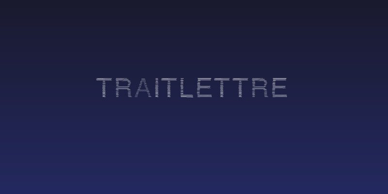 Traitlettre Social Header