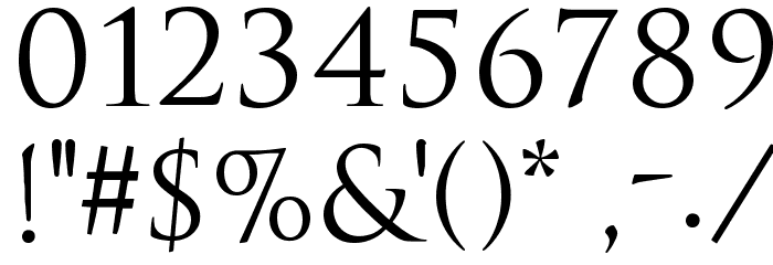 TrajanusBricks Font OTHER CHARS