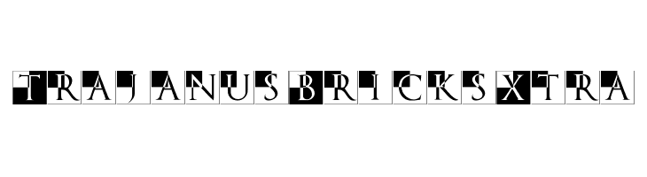 TrajanusBricksXtra  font caratteri gratis