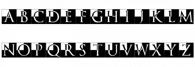 TrajanusBricksXtra フォント 大文字