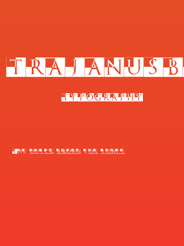 TrajanusBricksXtra Poster