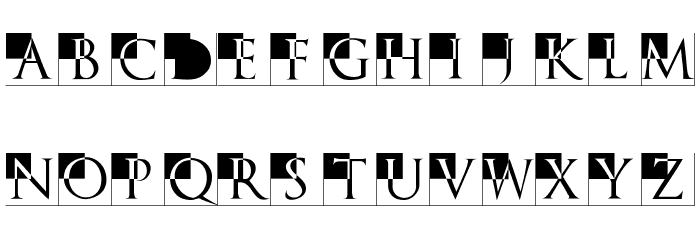 TrajanusBricksXtra Font LOWERCASE