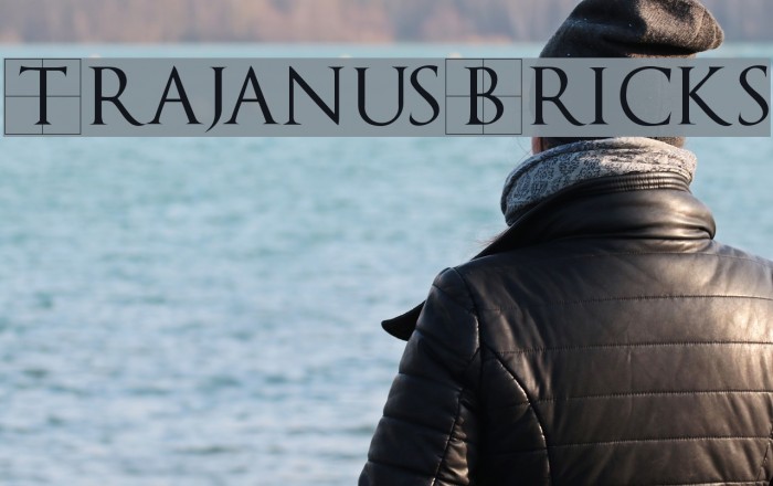 TrajanusBricks Font examples