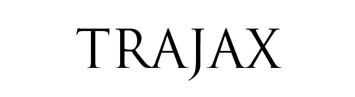 Trajax  フリーフォントのダウンロード