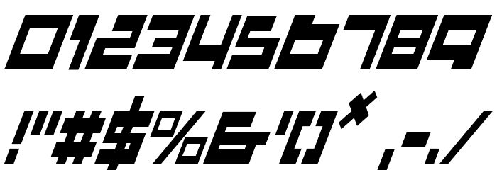 Trajia Condensed Italic Font OTHER CHARS