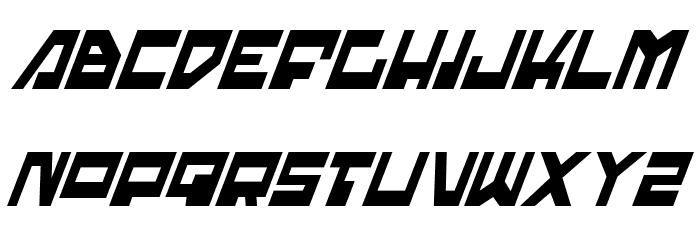 Trajia Condensed Italic Font LOWERCASE