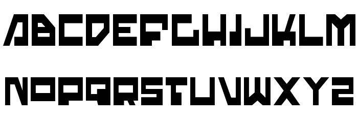 Trajia Condensed Шрифта строчной