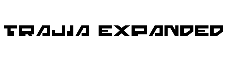 Trajia Expanded  フリーフォントのダウンロード