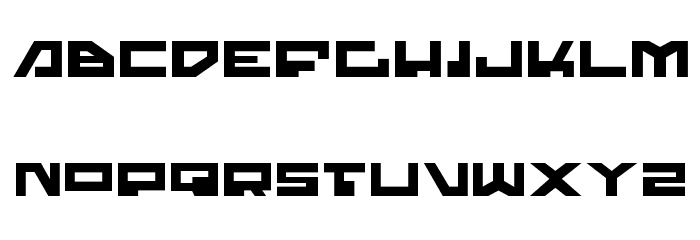 Trajia Expanded Font LOWERCASE
