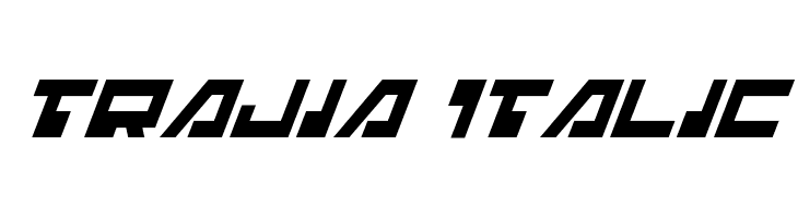 Trajia Italic  font caratteri gratis