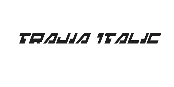 Trajia Italic Logo