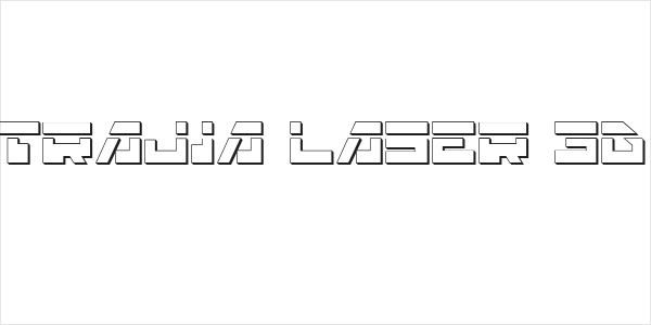 Trajia Laser 3D Logo