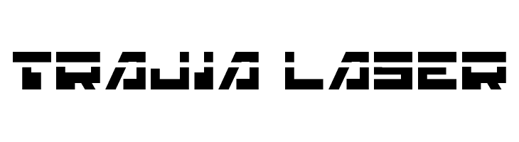 Trajia Laser  font caratteri gratis