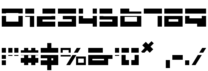 Trajia Laser Font OTHER CHARS