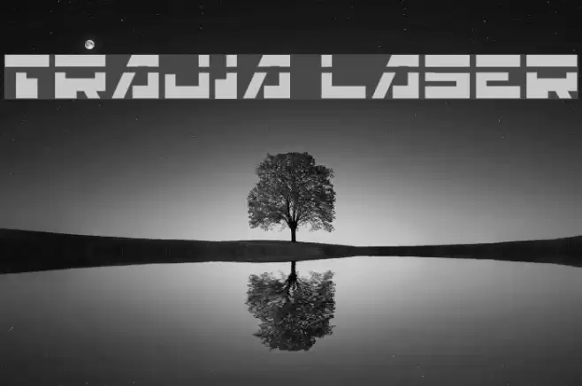 Trajia Laser Caratteri examples