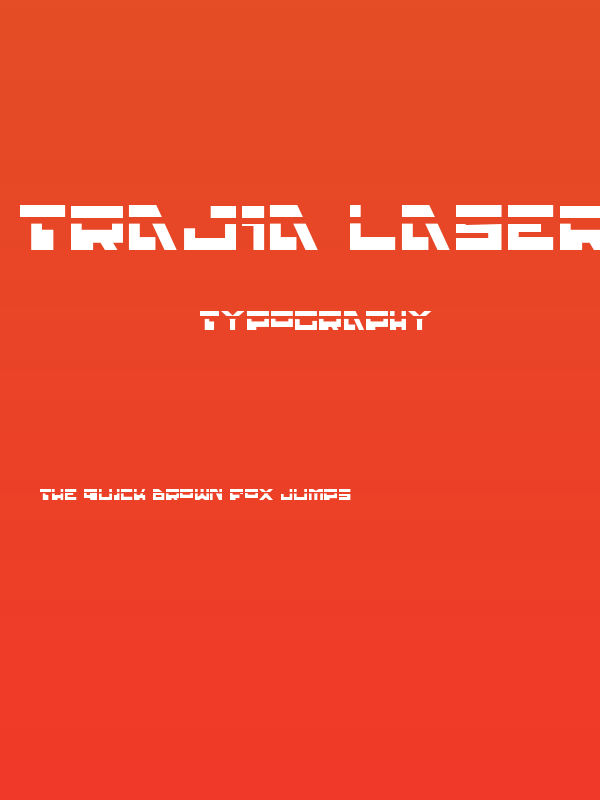 Trajia Laser Poster