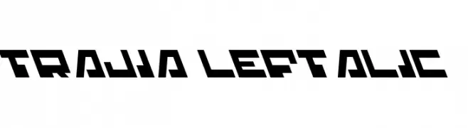 Trajia Leftalic  تنزيل الخطوط