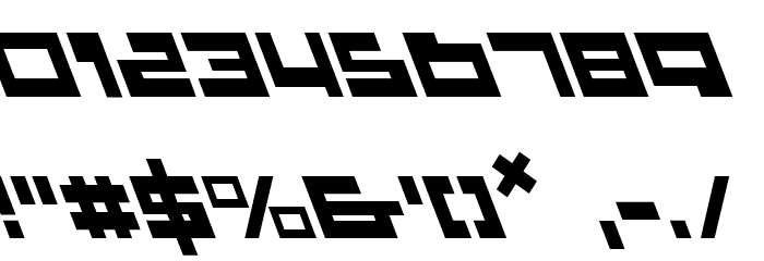 Trajia Leftalic Font OTHER CHARS