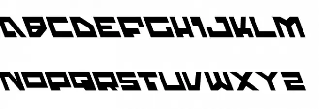 Trajia Leftalic Fonte MAIÚSCULAS