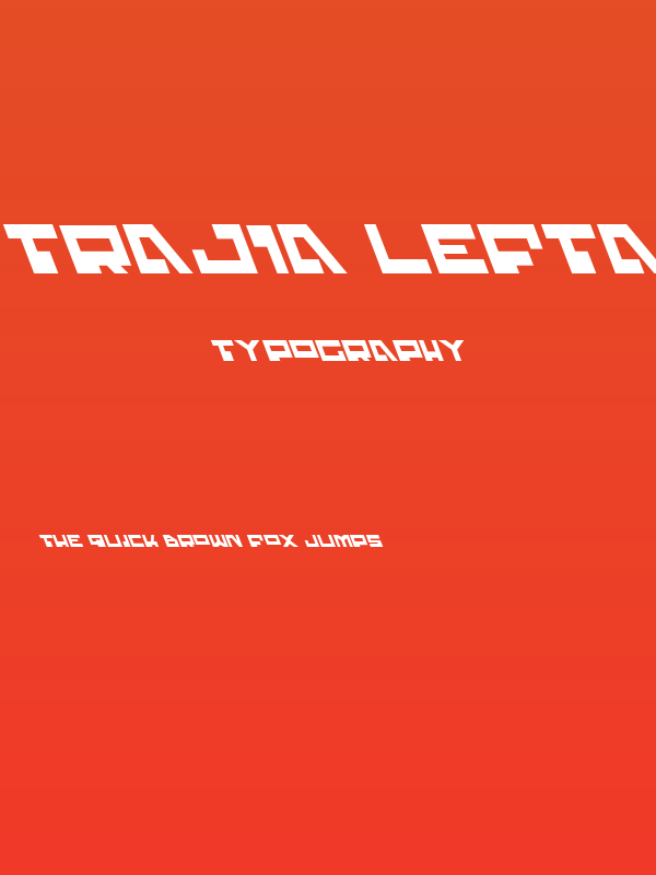 Trajia Leftalic Poster
