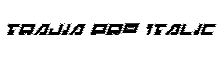 Trajia Pro Italic  フリーフォントのダウンロード