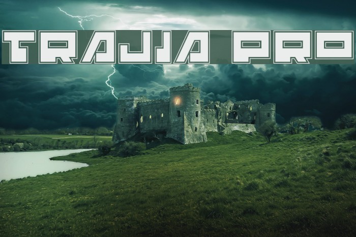 Trajia Pro Caratteri examples