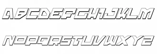 Trajia Shadow Italic خط أحرف كبيرة
