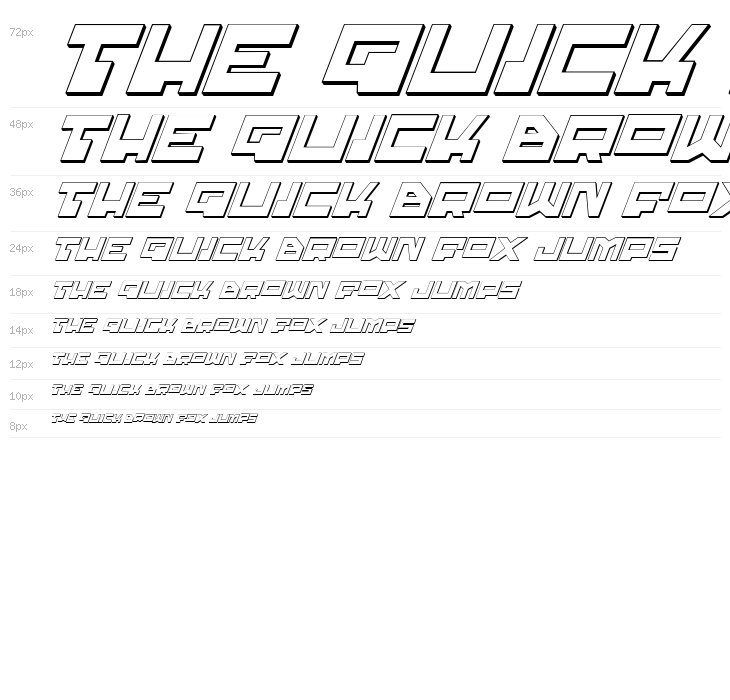 Trajia Shadow Italic Waterfall