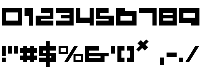 Trajia Шрифта ДРУГИЕ символов